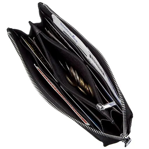 Клатч кожаный Shvigel 20х10х2 см sum0012849 - фото 3