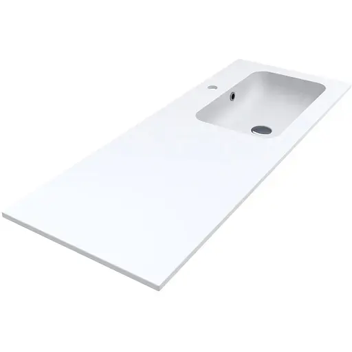 Умивальник Miraggio Della 1200 R mirasoft 0001077, Білий матовий - фото 1