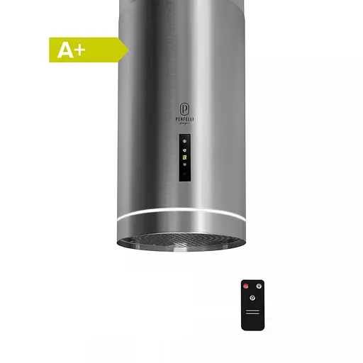 Витяжка острівна Perfelli Design Isola 35 Inox Silenzio