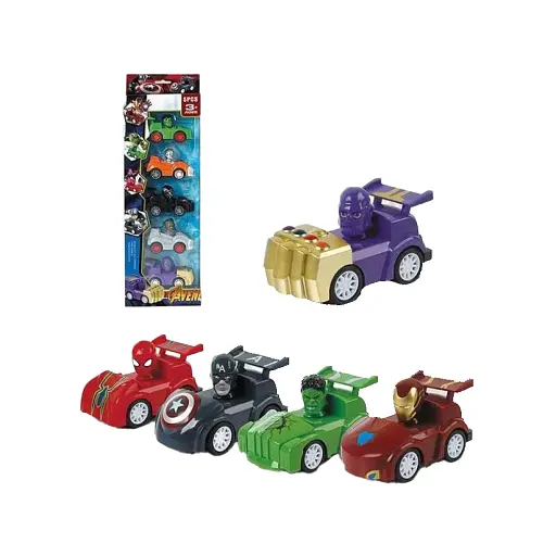 Набор машин Мстители, 5 шт. (В ассортименте)