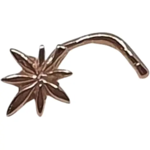 Золота сережка-пірсинг Dear в ніс Dear. 1001