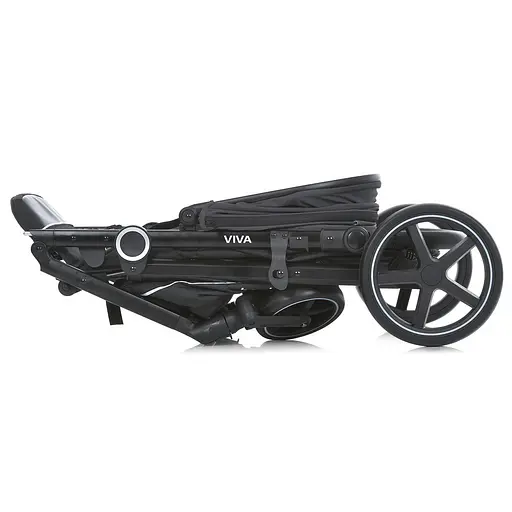 Детская прогулочная коляска-книга Bambi M 5723 Viva Ash gray Серая - фото 10