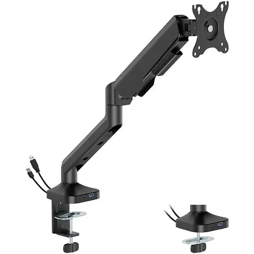 Кронштейн настільний для монітора 17-40 дюймів Officepro MA-451-B Black - фото 2