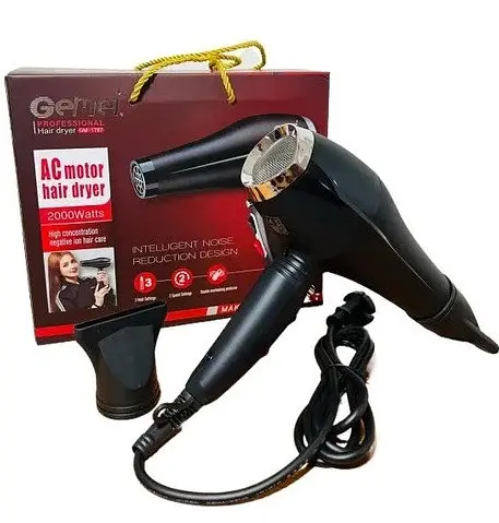 Фен для сушки и укладки волос Gemei GM-1787 2000 Вт - фото 5