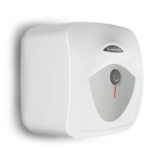 Водонагрівач Ariston ANDRIS RS 10 U/3 під мийкою, 10 л, 1200 Вт, мокрий ТЕН, вертикальний, квадратний, білий (3100632) - фото 1