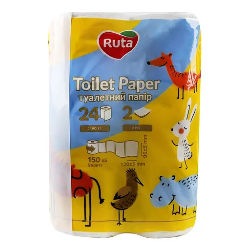 Папір туалетний Ruta Kids 24 рул 2 ш - фото 4