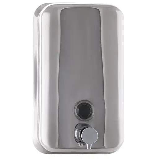 Дозатор для рідкого мила настінний Zerix LR402 ZX2715, Хром - фото 1