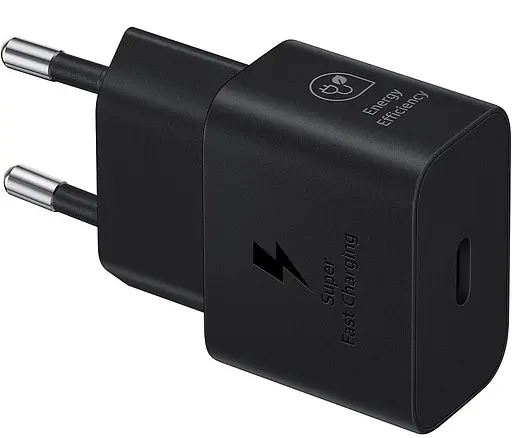 Сітчастий зарядний пристрій Samsung 25W Travel Adapter + Type-C cable Black (EP-T2510XBEGEU) (6921948) - фото 3