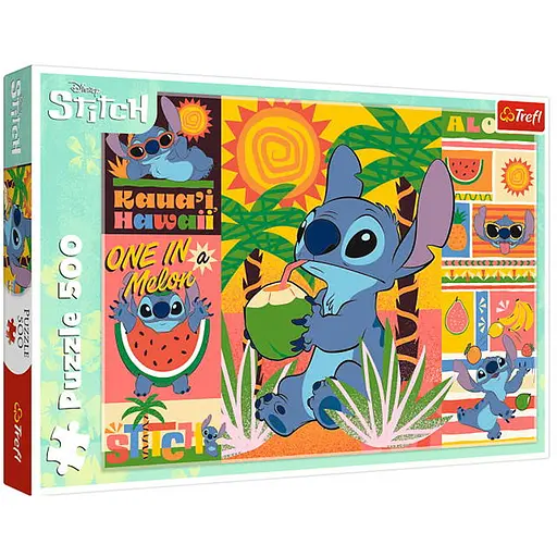 Пазл Trefl Канікули зі Стічем Ліло і Стіч 500 ел. (37483) - фото 1