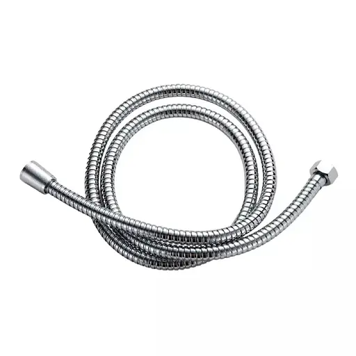 Шланг душовий, нержавіюча сталь, 1500 мм хром Frap F43, Хром - фото 1
