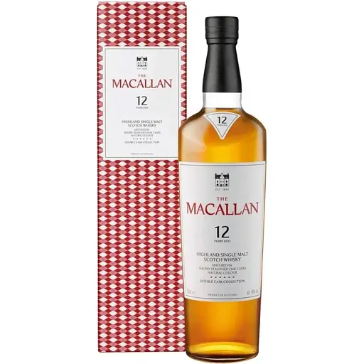 Віскі The Macallan Double Cask 12 yo Single Malt Scotch Whisky 40% 0.7 л в подарунковій упаковці - фото 1