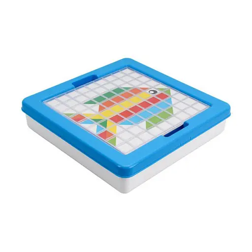 Дитячий розвиваючий набір "Мозаїка" ТехноК 2215TXK 125 фішок, 6 шаблонів - фото 4