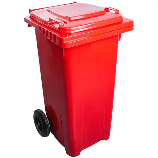Бак Алеана на колесах 120 л червоний (00-00020592)