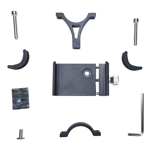 Велосипедный держатель для телефона A-Bike M3-05 5,5-10 см алюминиевый черный (G0001287) - фото 4