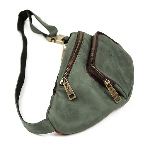 Бананка кожаная TARWA 14х36х8 см 000296031 - фото 9