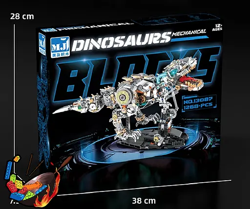 Конструктор динозавр MJI Тиранозавр РЕКС Tyrannosaurus для дітей та дорослих 1268 деталей - фото 2