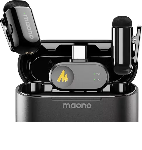 Микрофон беспроводной петличный Maono T1 mini - фото 2