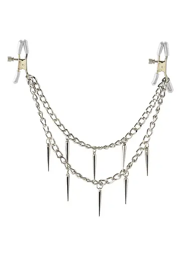 Затискачі для сосків Pipedream Fetish Fantasy Rock Hard Nipple Clamps сріблястий - фото 2