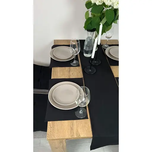 Доріжка водовідштовхувальна Чорний однотон 170х40 см