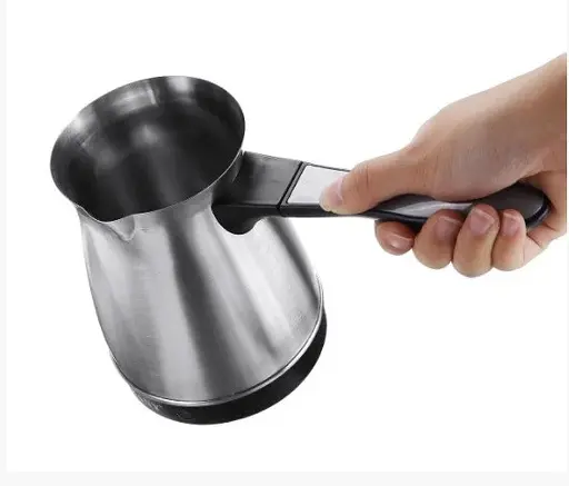 Электрическая турка Sokany SK-214 500 мл 600 Вт (Серебристая/Черная) - фото 6