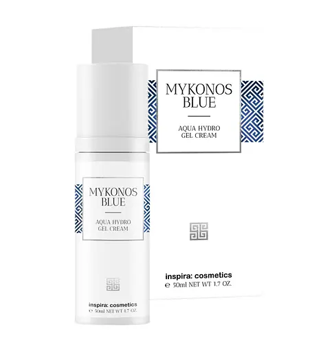 Интенсивно увлажняющий крем ONLY Mykonos Blue AQUA HYDRO GEL GREAM Inspira:cosmetics 50 мл - фото 1