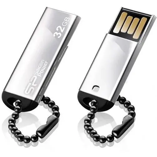 Флэш-драйв Silicon Power Touch 830 32GB серебро - фото 1