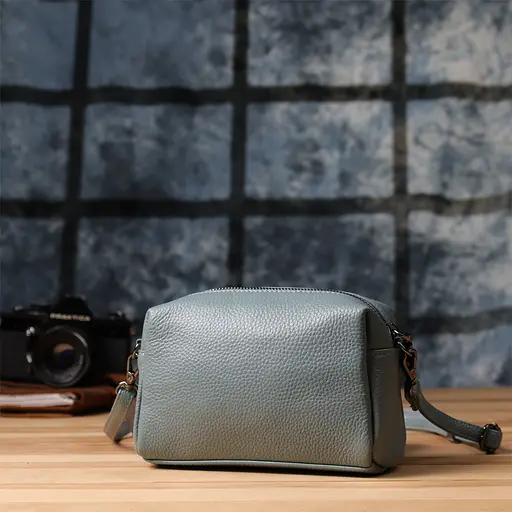 Женская сумка Vintage из натуральной кожи с современным декором 17х11х8 см sum0027634 - фото 10