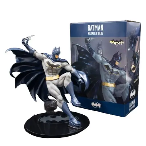 Фігурка System Service ДС Бетмен DC Batman metallic Blue 20 см SS DC B 20