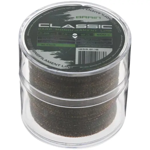 Леска Brain Classic Carp Line 3D (ca мo) 600 м 0.28 мм 18 lb 7.9 кг - фото 2