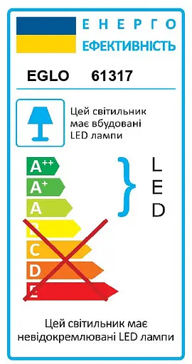 Люстра Eglo 61317 SARABIA - фото 2