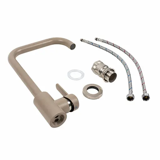 Змішувач для кухні Platinum KT 11 (3008B-FH) Титан Терра - фото 2