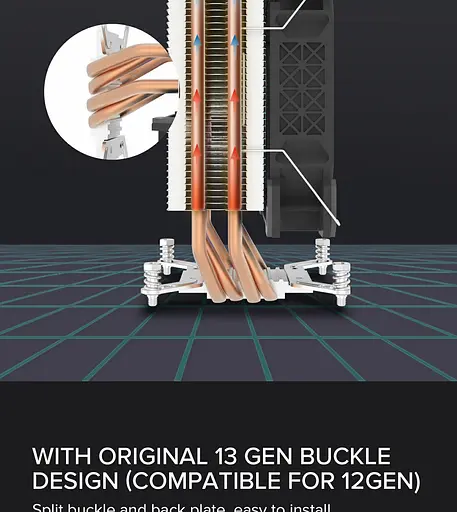 Кулер для процессора GameMax Ice Blade Frgb (Ice Blade Frgb) - фото 7