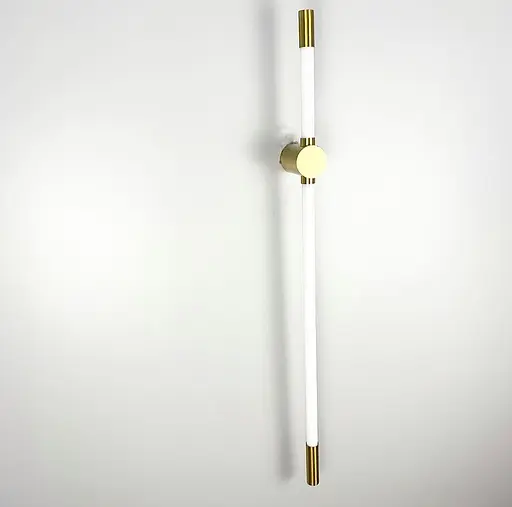 Линейный настенный латунный светильник Pipeline Line F Арт. WB4AB - фото 2