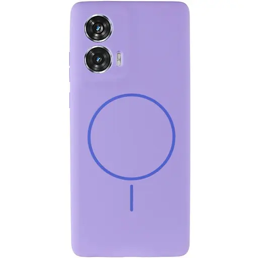 Чохол Lakshmi Silicone Cover Full Camera (AA) with MagFit для Motorola Edge 50 Fusion Бузковий/Dasheen - фото 2