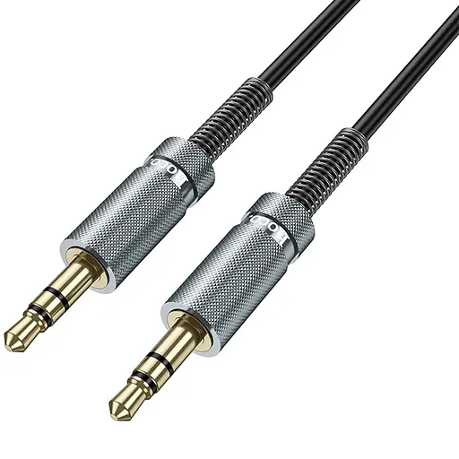 Аудіо кабель Aux Hoco UPA31 Cindy spring (3m) Black - фото 3