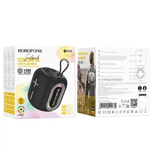 Акустична система Borofone BR39 Kaya sports BT speaker чорна - фото 3