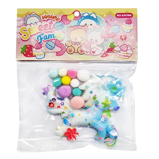 Антистрес Сквіш "М'які Поні" Bambi SKP-405(Blue) ніжно-блакитний - фото 1