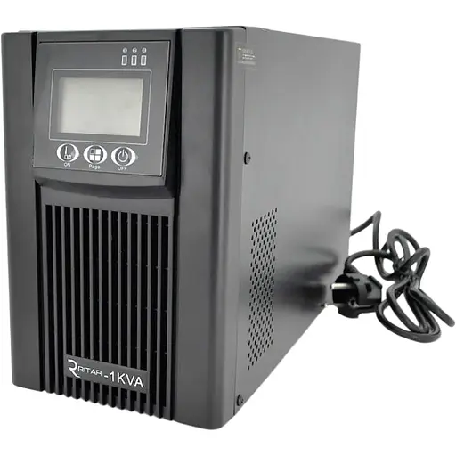 ДЖБ с правильной синусоидой Ritar PT-1KL-LCD, 1000VA (900Вт), 36В, Ток макс. 5A, под наружный АКБ (355x145x226)