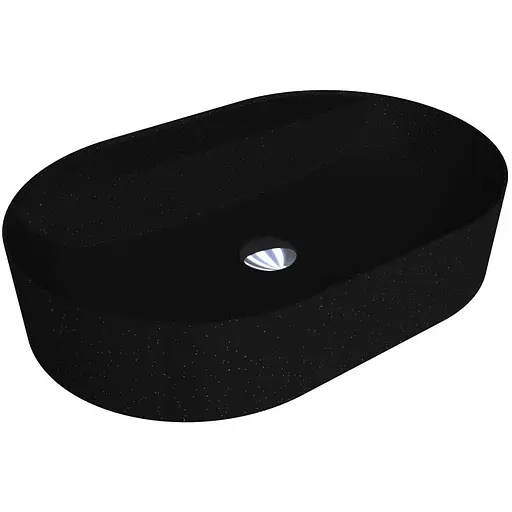 Умивальник Miraggio France mirastone black 0000994, Чорний матовий - фото 1