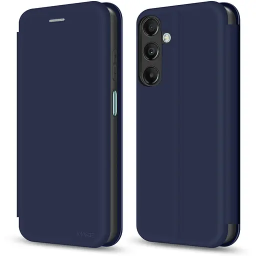 Чохол-книжка Make Samsung A16 Flip Dark Blue