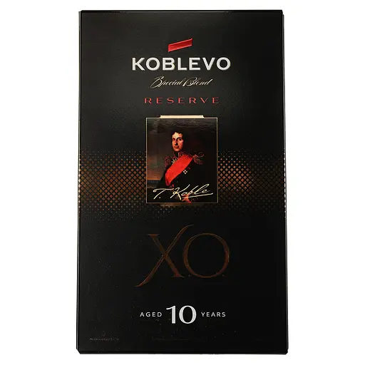 Бренді Koblevo Reserve 10 років витримки 40% в подарунковій упаковці 1.5 л (3 шт. х 0.5 л)  - фото 4