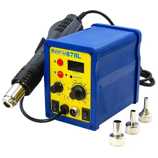 Паяльная станция Baku BK878L фен, паяльник, цифровая индикация - фото 1