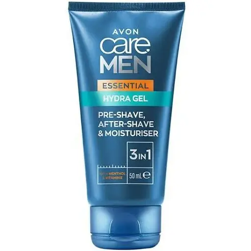 Гель для обличчя Avon перед/після гоління та зволожувальний засіб 3 в 1 Основний догляд - фото 1