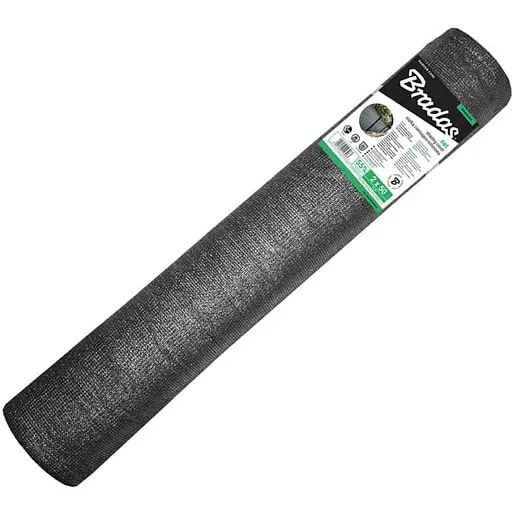 Сетка защитная Bradas затенение 55% 60 г/м² 1.2х25 м AS-CO6012025GY  - фото 1