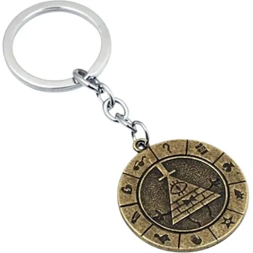 Брелок GeekLand Gravity Falls Гравіті Фолз Bill Cipher Біл Шифр GF 34.16 - фото 1