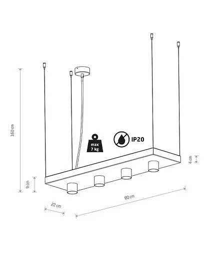 Підвісний світильник Nowodvorski 9381 Plant - фото 2