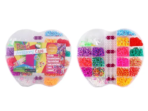 Набір для плетіння, гумочки, 3000 шт., Валіза