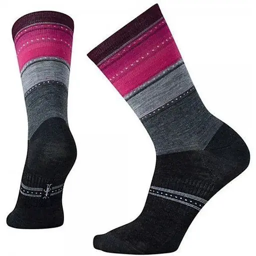 Носки Smart Wool Wm's Sulawesi Stripe Medium Gray Heather S (1033-SW SW560.715-S)