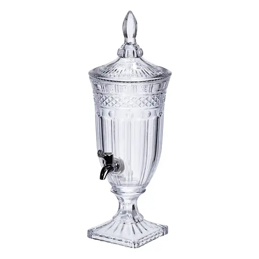 Лимонадниця Topaz Crystal 2 літри з краном HP-19-292 глечик диспенсер для води і напоїв прозорий Yiwu HP-19-292 - фото 1