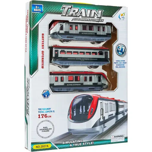 Игровой набор Lixin Железная дорога с поездом 31 элемент (2937A) - фото 8